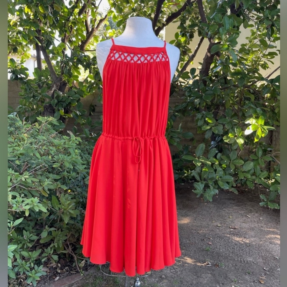 Anthropolgie Graylin Red Dress